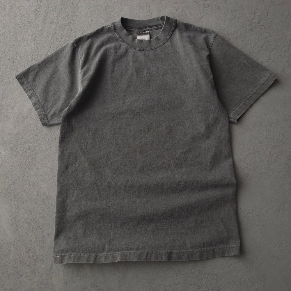 2010s Shaka Wear Charcoal T-shirt M Super Max Heavyweight Garment Dye